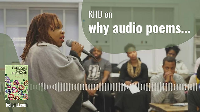 KHD on why audio poems...